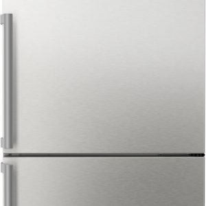 BOSCH Serie 4, Freistehende Kühl-Gefrier-Kombination mit Gefrierbereich unten, 186 x 60 cm, Gebürsteter Stahl AntiFingerprint, Total No Frost KGN36VIBT