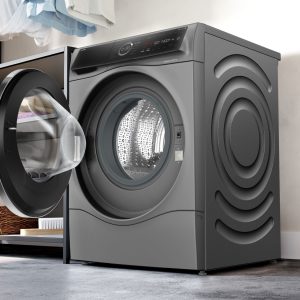 BOSCH Serie 8, Waschtrockner, 10.5/6 kg, max. 1400 U/min., Grau WNC254AS0