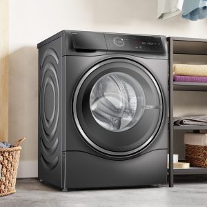 BOSCH Serie 8, Waschtrockner, 10.5/6 kg, max. 1400 U/min., Grau WNC254AS0